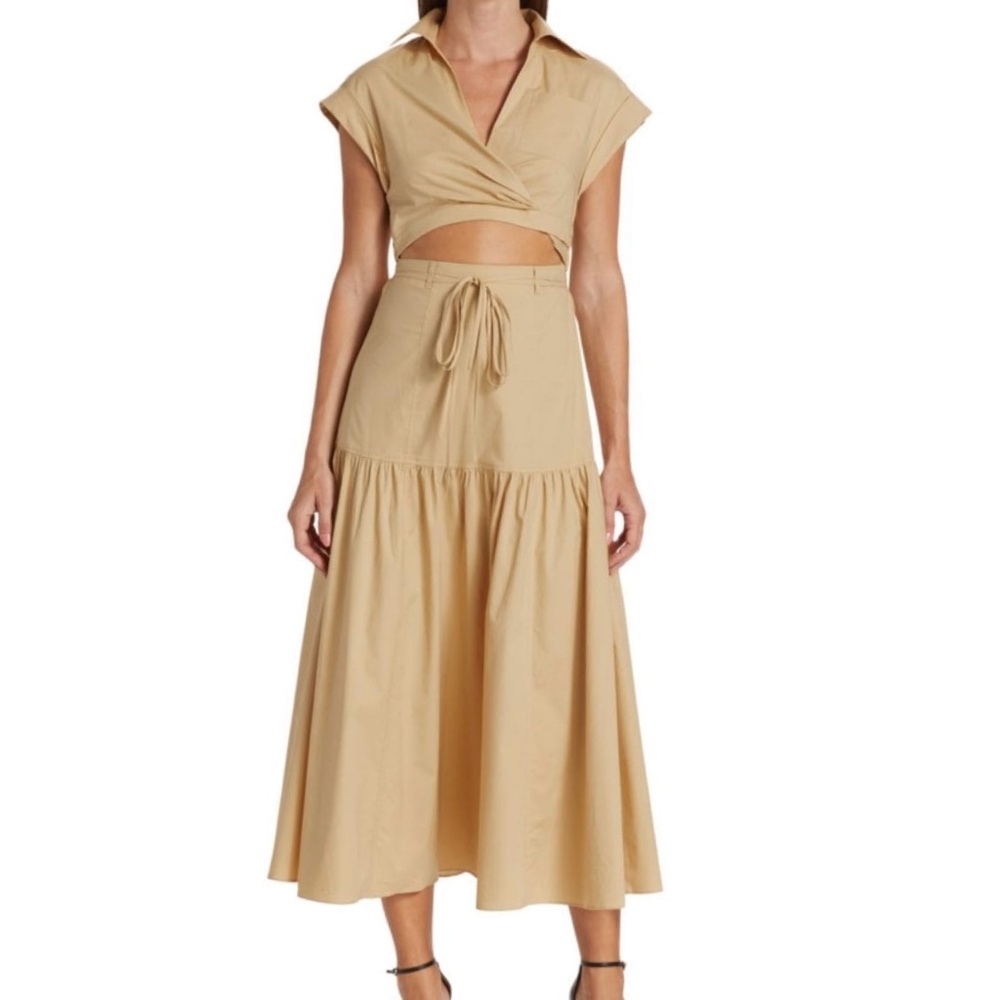 Derek Lam 10 Crosby Charlene Cut-Out Shirtdress Size 4